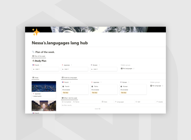 30+ Best Notion Language Learning Templates for Study & Progress Tracking